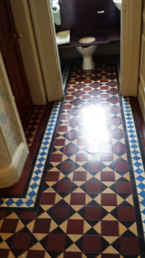 Victorian Tiled Floor After Cleaning Warrington