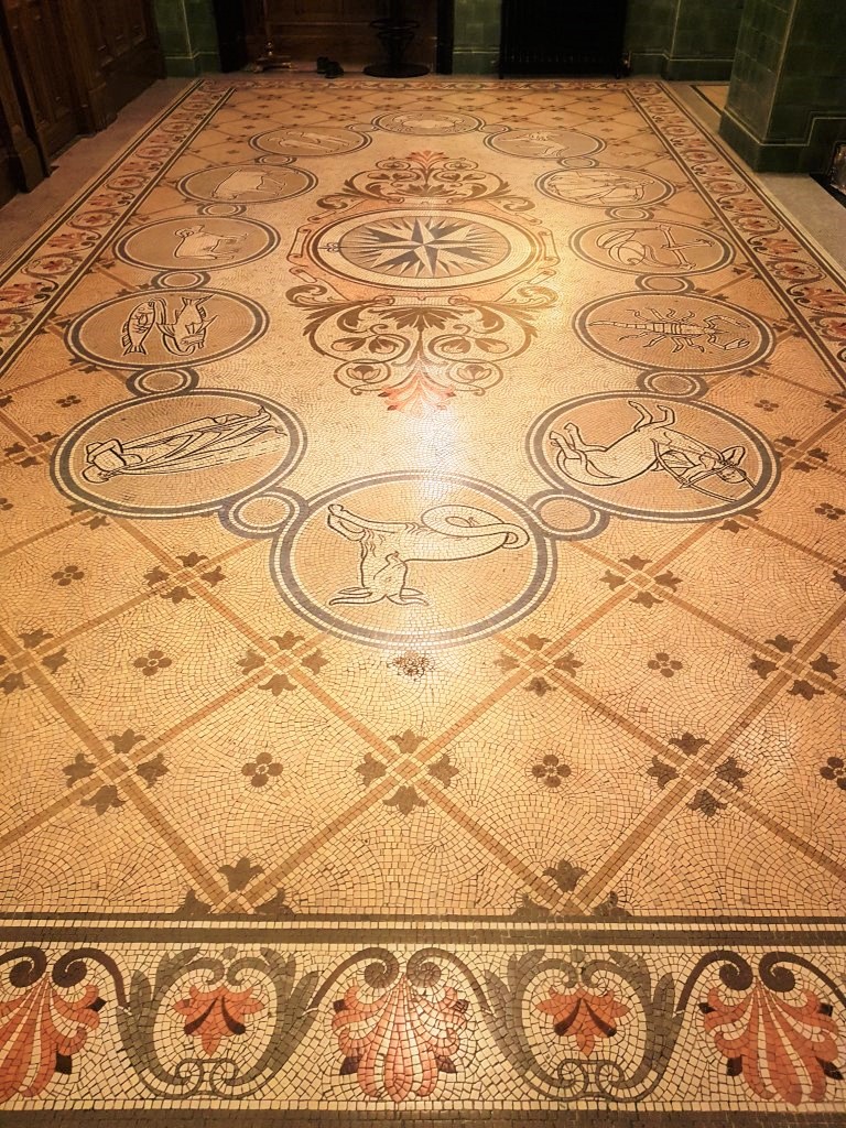Polishing Mosaic Flooring Warrington Treasury Building