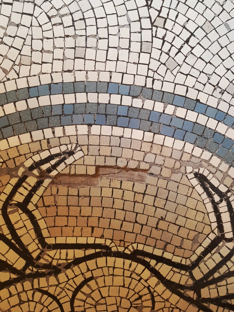 Repairing Mosaic Flooring Warrington Treasury Building
