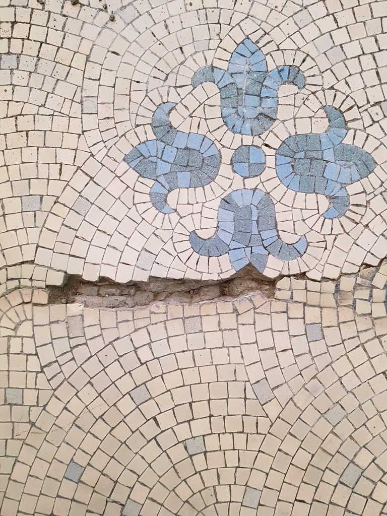 Repairing Mosaic Flooring Warrington Treasury Building