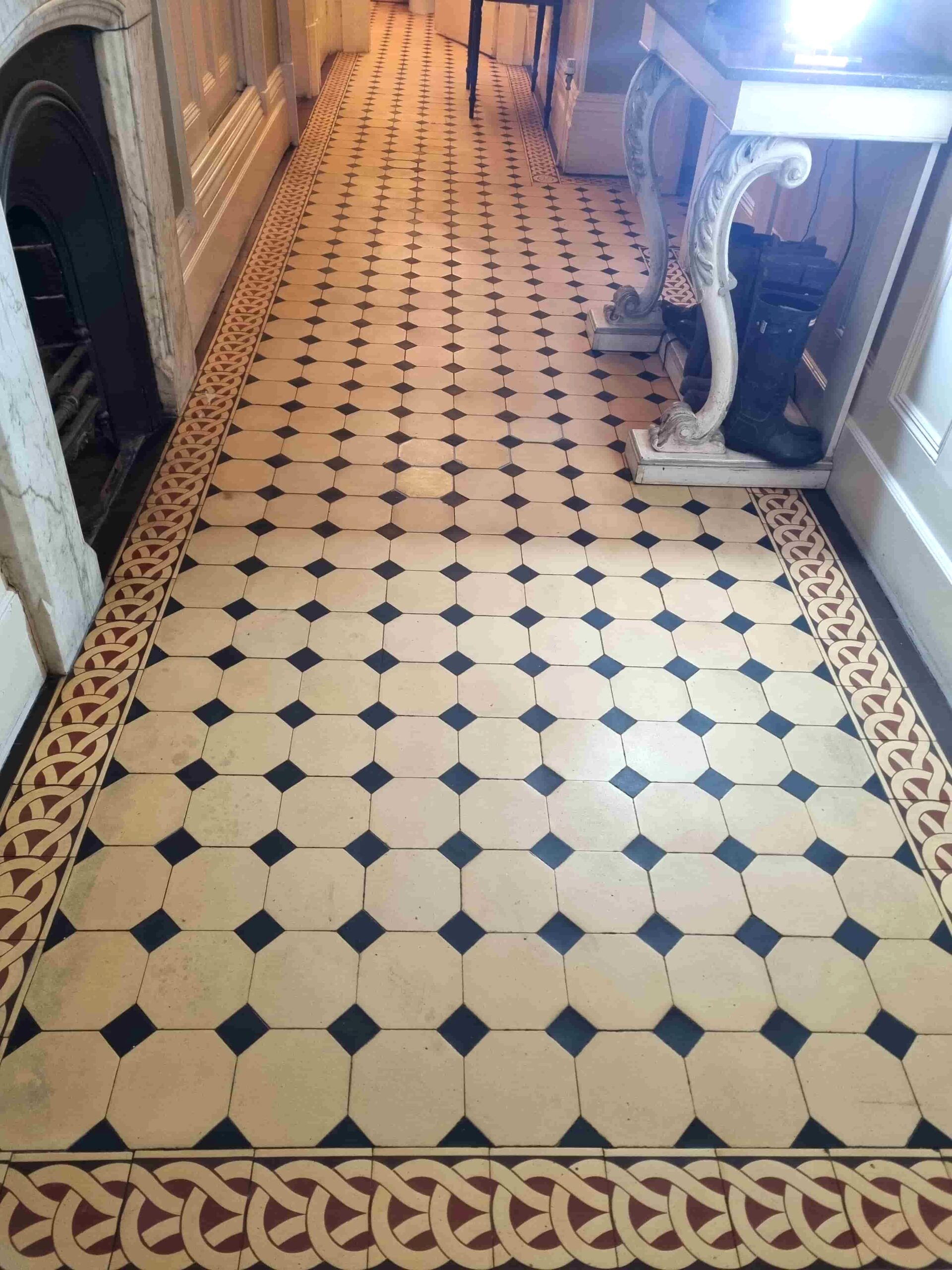 Victorian Tiled Floor After Renovation Handbridge Cheshire